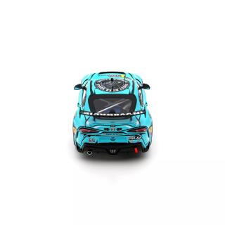 TOYOTA GR SUPRA GT4 EVO 2 A. MCINTOSH / P. THOMPSON BLUE 2025 OttO mobile 1:18 Resinemodell (Türen, Motorhaube... nicht zu öffnen!)